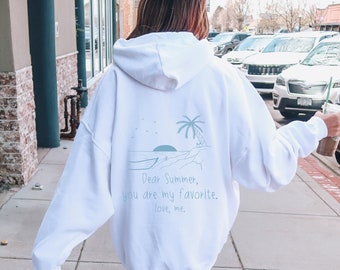 Coconut Girl Sunset Hoodie Teenage Girl Gifts Ocean Beach Hoodie Ocean Inspired Style Sunset Summer Hoodie Beach Sweatshirt Preppy Stuff