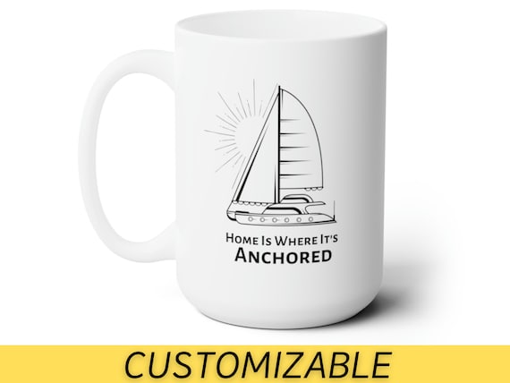 Personalized Gift for Sailor Mug Gift for Sailing Boat Gift Boat
