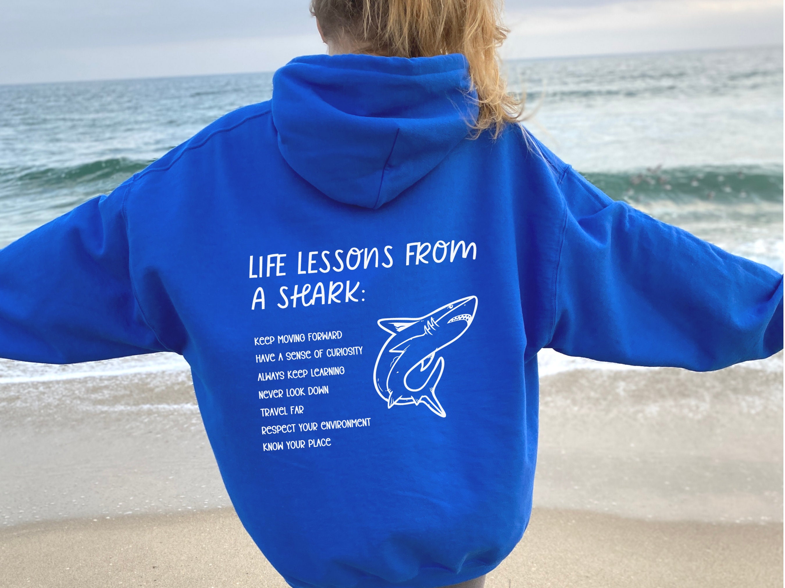 Cute hotsell shark hoodie
