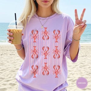 Lobster Shirt Fisherman Aesthetic Crab Shirt Oceancore Coconut Girl Shirt Ocean Inspired Style Coconut Girl Clothes Beach Shirt Beachy Shirt