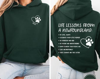 Maglietta per cani di Terranova Maglietta per mamma di Terranova Regali per Terranova Magliette di Terranova Maglietta per mamma di cani Felpa con cappuccio personalizzata per cani