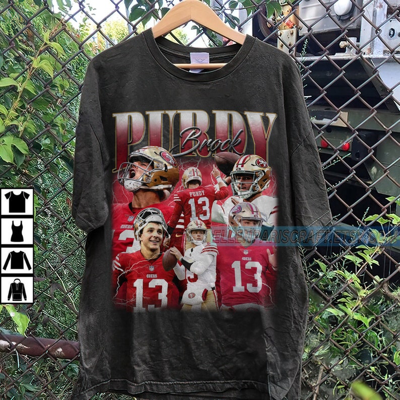 Vintage Brock Purdy Shirt Sweatshirt Hoodie Football Shirt - Etsy Canada