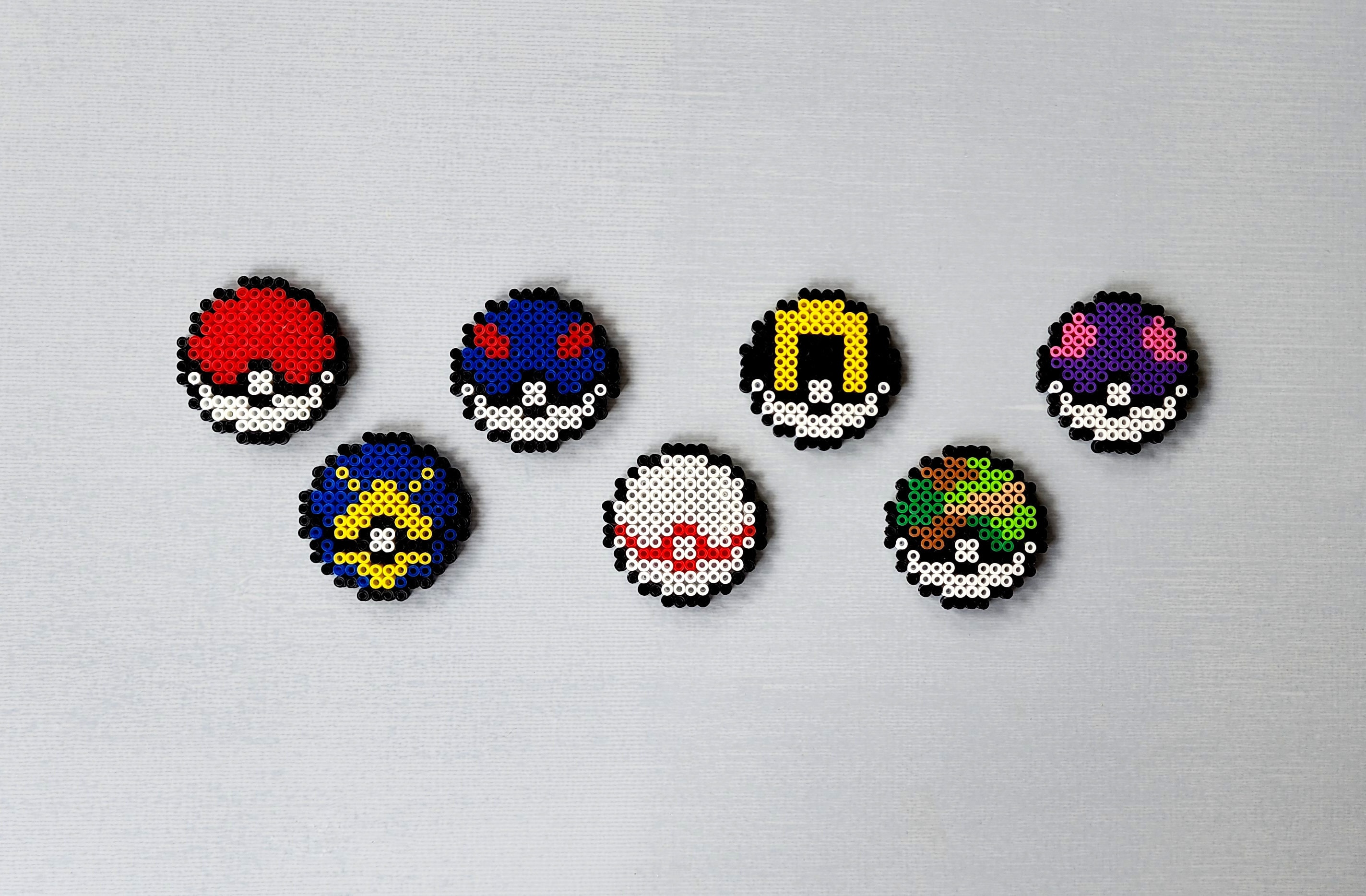 Starter Pokemon - Perler Beads/Fuse Beads/Pixel Art