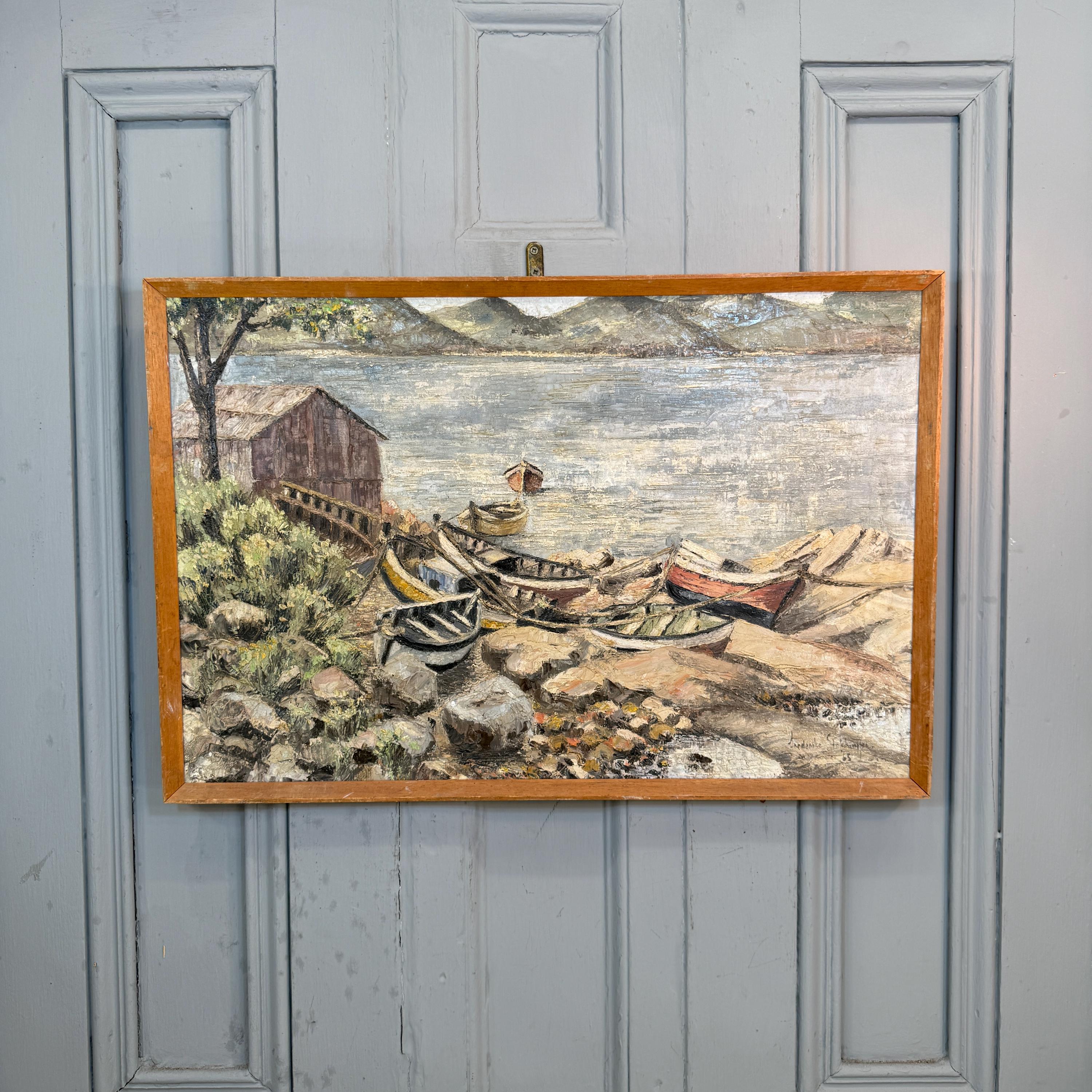 1960s Oil Seascape - Etsy