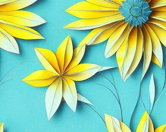 desenho de padrão de flor