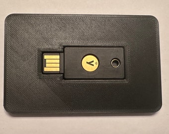 Yubikey 5 NFC Card Holder Case Protector Single or Duo