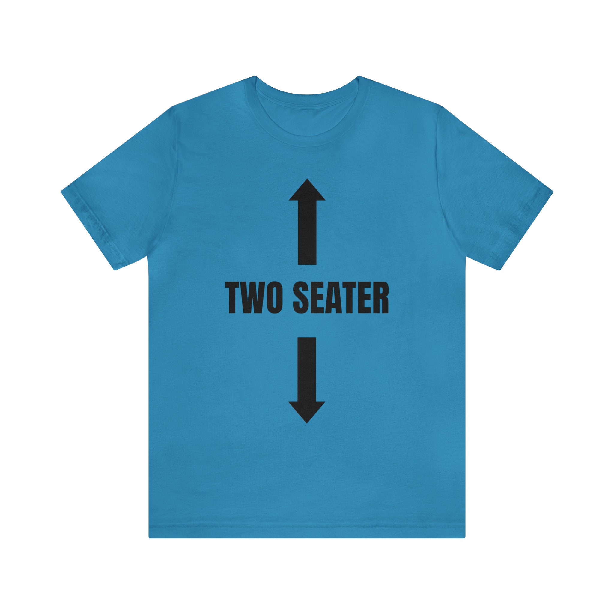 Two Seater Shirt, Two Seater Humorous Tee, Novelty T-shirt, Funny Gift ...