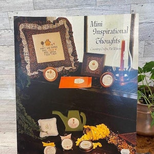 Książka ze wzorami do haftu krzyżykowego Vintage - Mini Inspirational Thoughts autorstwa Country Crafts, ulotka nr 47