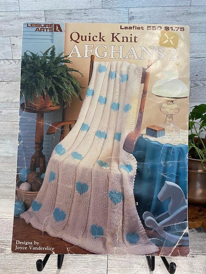 Leisure Arts Our Best Knit Baby Afghans Basket Weave EPattern