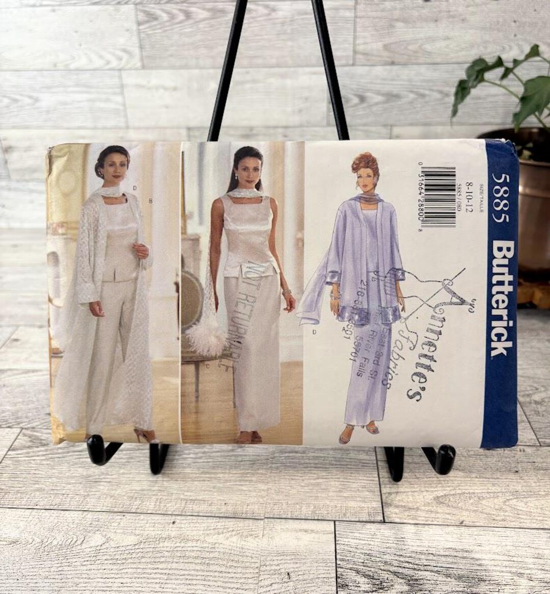 Vintage 1998 Butterick Sewing Pattern No. 5225 - Misses Duster, Top ...