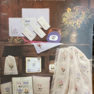 Rocky Mountain Wild Flowers Vintage Embroidery Pattern Book 6 - copyright 1979
