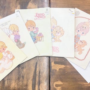 Cuadernos de punto de cruz contado Vintage Precious Moments - A TU ELECCIÓN