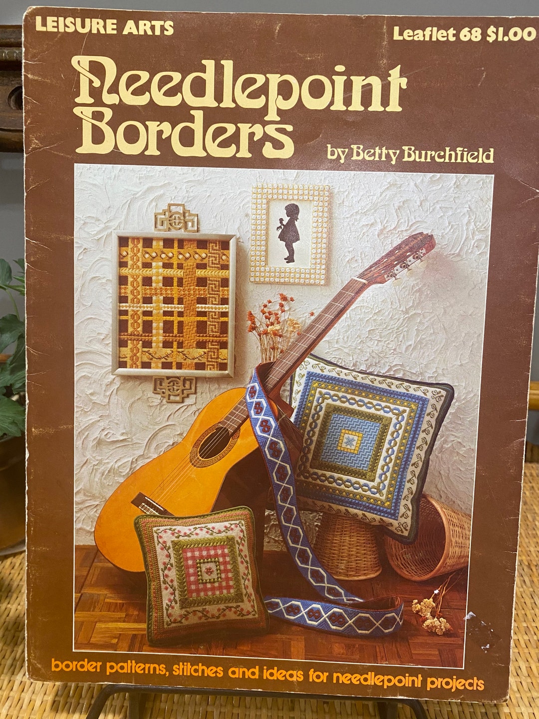 Needlepoint Borders by Betty Burchfield Pattern Leaflet 68 Leisure Arts