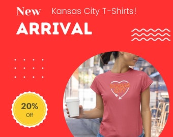 Kansas City Heart T-Shirt: Western Auto Inspired KC Skyline Tee