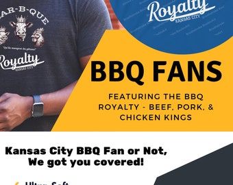 Kansas City BBQ Royalty T-Shirt: Smoker Grill Gift