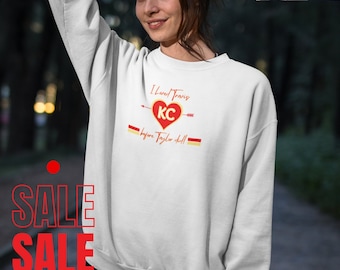 KC Chiefs Sweatshirt: Travis & Taylor Gift, Kansas City Football
