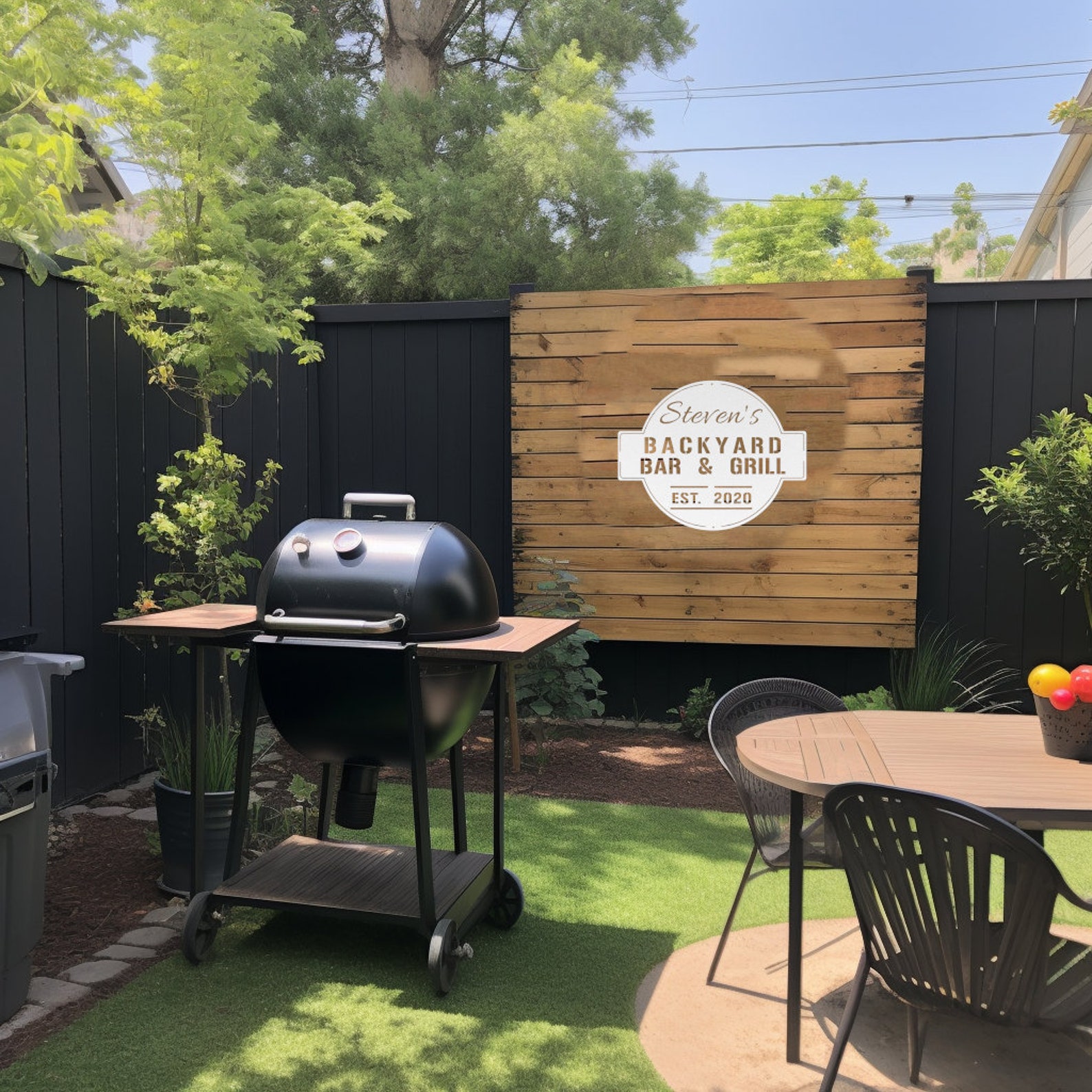 Personalized Bar & Grill Sign, Personalized Outdoor Sign,custom Bar and