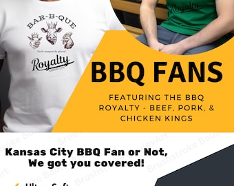 KC BBQ T-Shirt: Kansas City Barbeque Fan Gift
