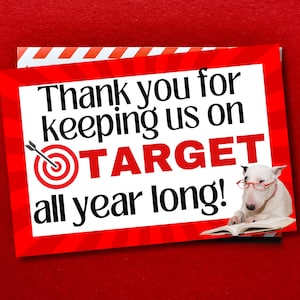 Bedankt dat je ons op de hoogte houdt, waardering leraar, waardering verpleegkundige, waardering personeel, bedanklabel, tag Target-cadeaubon, pdf