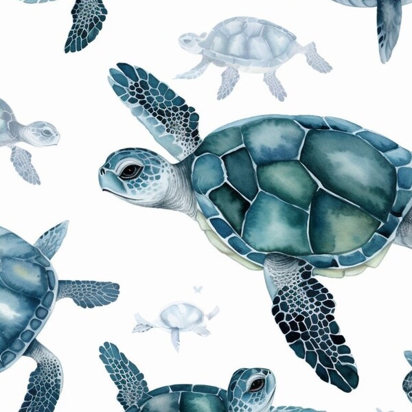 Sea Turtle Tile - Etsy