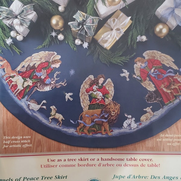 Cross Stitch Tree Skirt Etsy