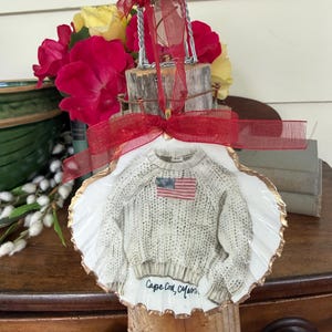 Cape Cod Pullover Jakobsmuschel Ornament