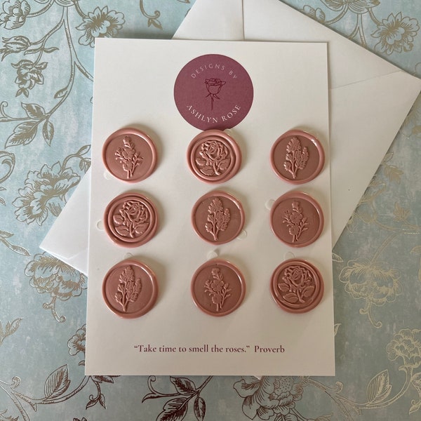 Pink Wax Seal Etsy