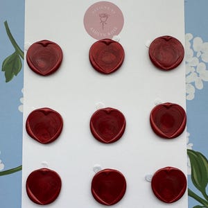 Lacres de cera em formato de coração, adesivos, autoadesivos, lacres de cera personalizados, lacres de cera para o Dia dos Namorados, chá da tarde, convites, casamentos, lacres de letras