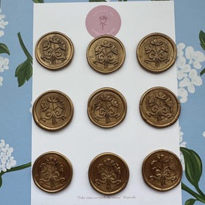 Sellos de lacre con diseño de ramo de tulipanes, pegatinas, autoadhesivos, personalizados, para fiestas de té, invitaciones, bodas y cartas.