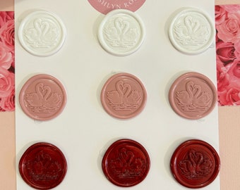 Swan Valentine Wax Seal Stamp Sticker, Valentine Wax Seal, Swan Wax Seal, Valentine  Stationery, Valentine Cards, Happy Valentines Day,
