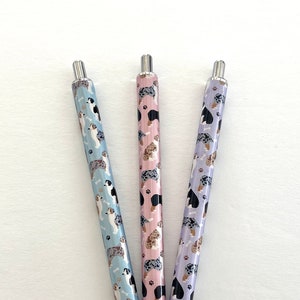 Australian Shepherd Gel Pen: Aussie Dog Epoxy Resin Pen