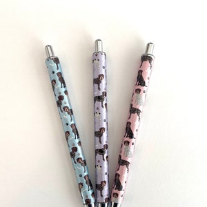 Wirehaired Pointing Griffon Gel Pen: Dog Epoxy Resin Pen