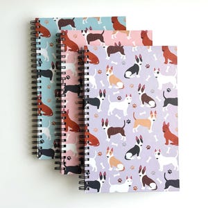 Bull Terrier Hardcover Journal: Handmade Dog Art Notebook