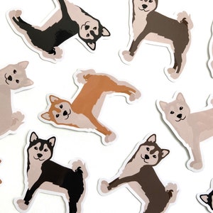 Shiba Inu Dog Sticker: Waterproof Vinyl Die Cut Decal