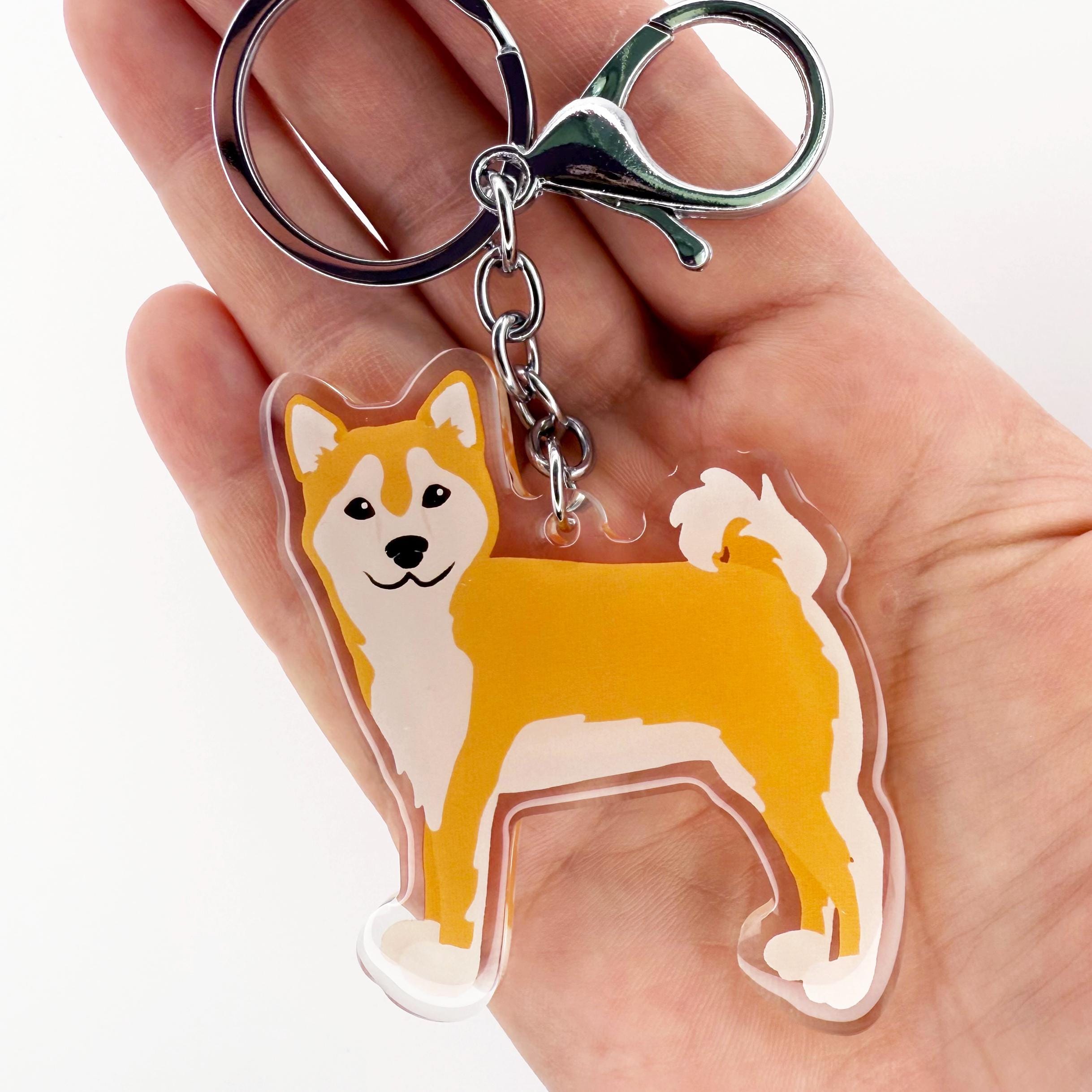 Kamio Japan Yeast Ken Toast Shiba Dog Phone Charm / Keychain - Random 1pc - Cute Metal Figure