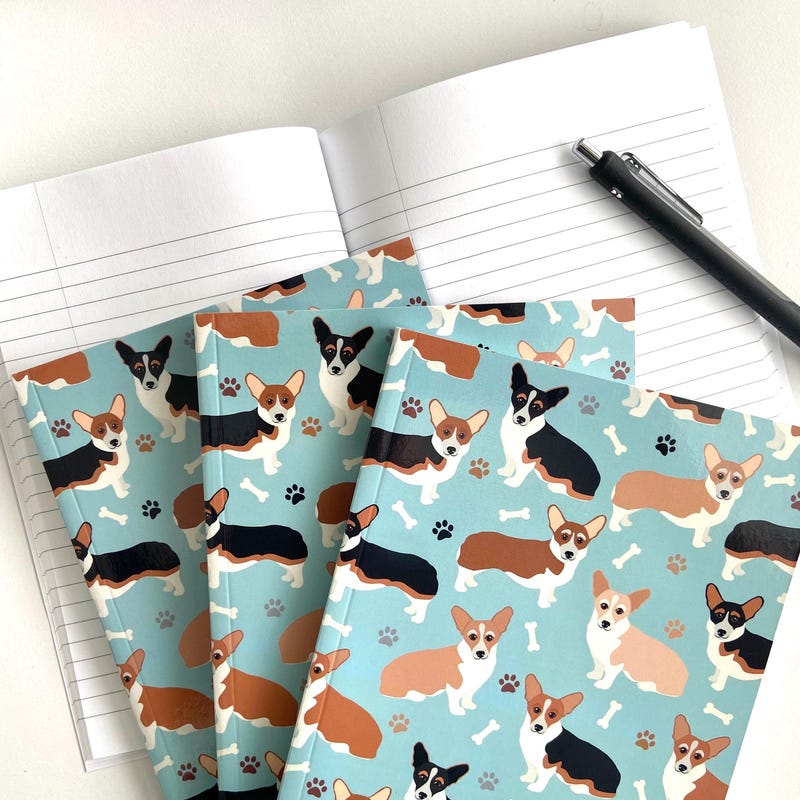 Welsh Corgi  chubby note pad main image 1