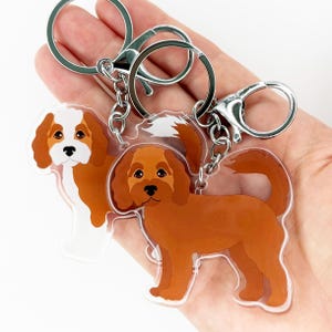 Havapoo Keychain | Cute Doodle Dog Key Ring