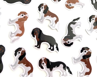 Cavalier King Charles Spaniel Sticker: Waterproof Vinyl Dog Decal