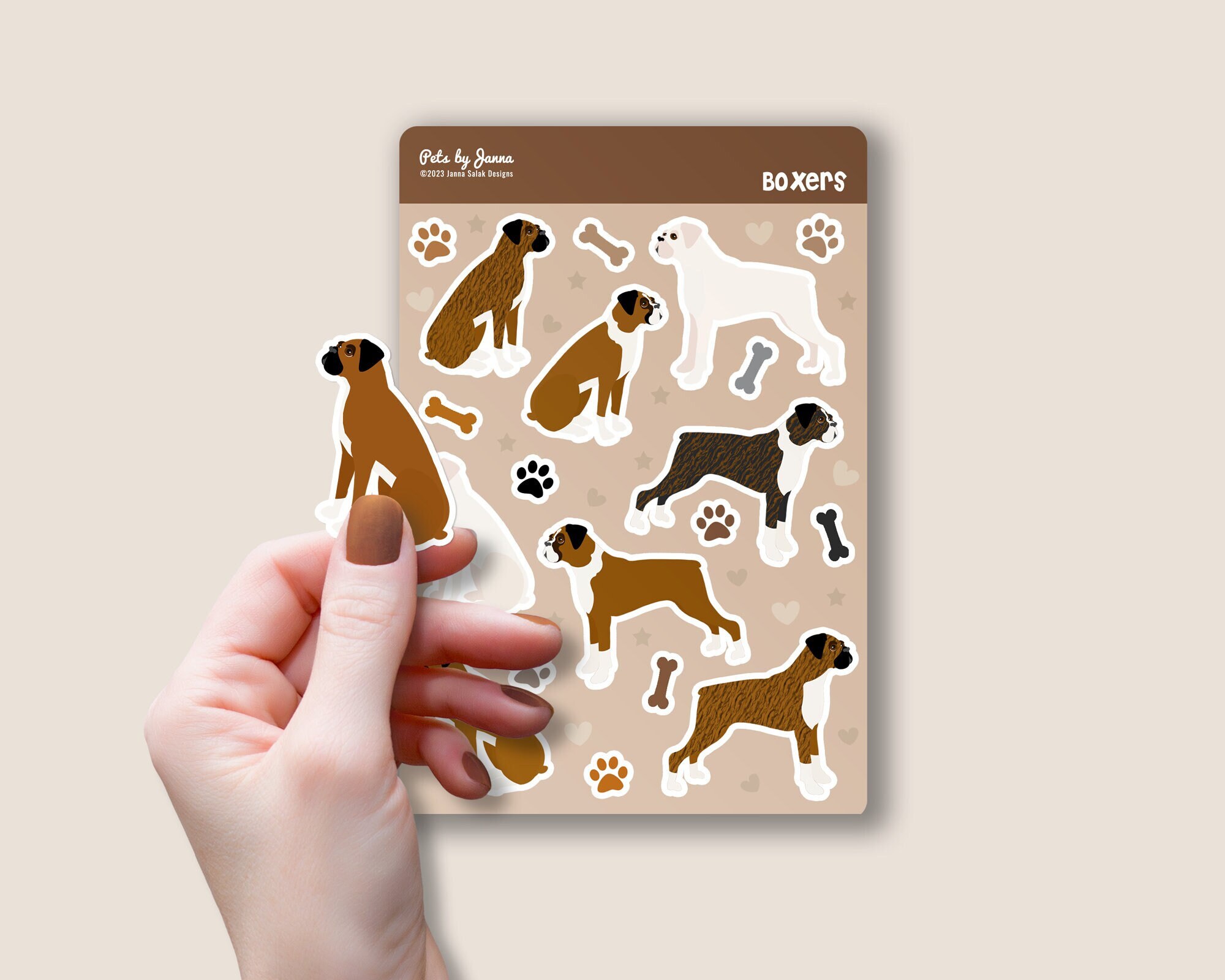 Dog Gone Cute - Sticker Sheet Stickers Pets, planner – MISS KATE