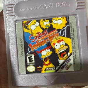 Cartucho de juego Treehouse of Horror Nintendo Gameboy Color 16 Bit