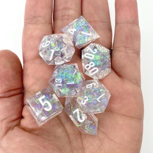 Celestial Dreams Dice - Handmade Resin Cast Tabletop Gaming Dice