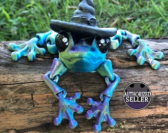 Witch Frog Custom : Emotional Support Pet - 3D Printed Articulated Fidget Toys