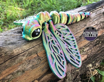Dragonfly Custom : Emotional Support Pet - 3D Printed Articulated Fidget Toys
