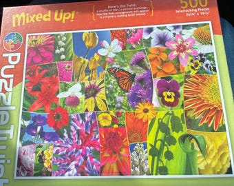 Rompecabezas Flores en primer plano de Puzzle Twist