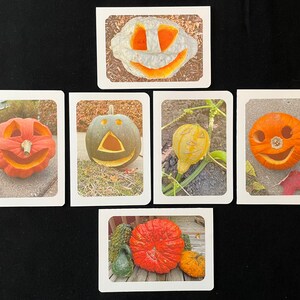 6 Pompoen Notitiekaarten "Stuur een Smile Pack" met enveloppen - 5x7