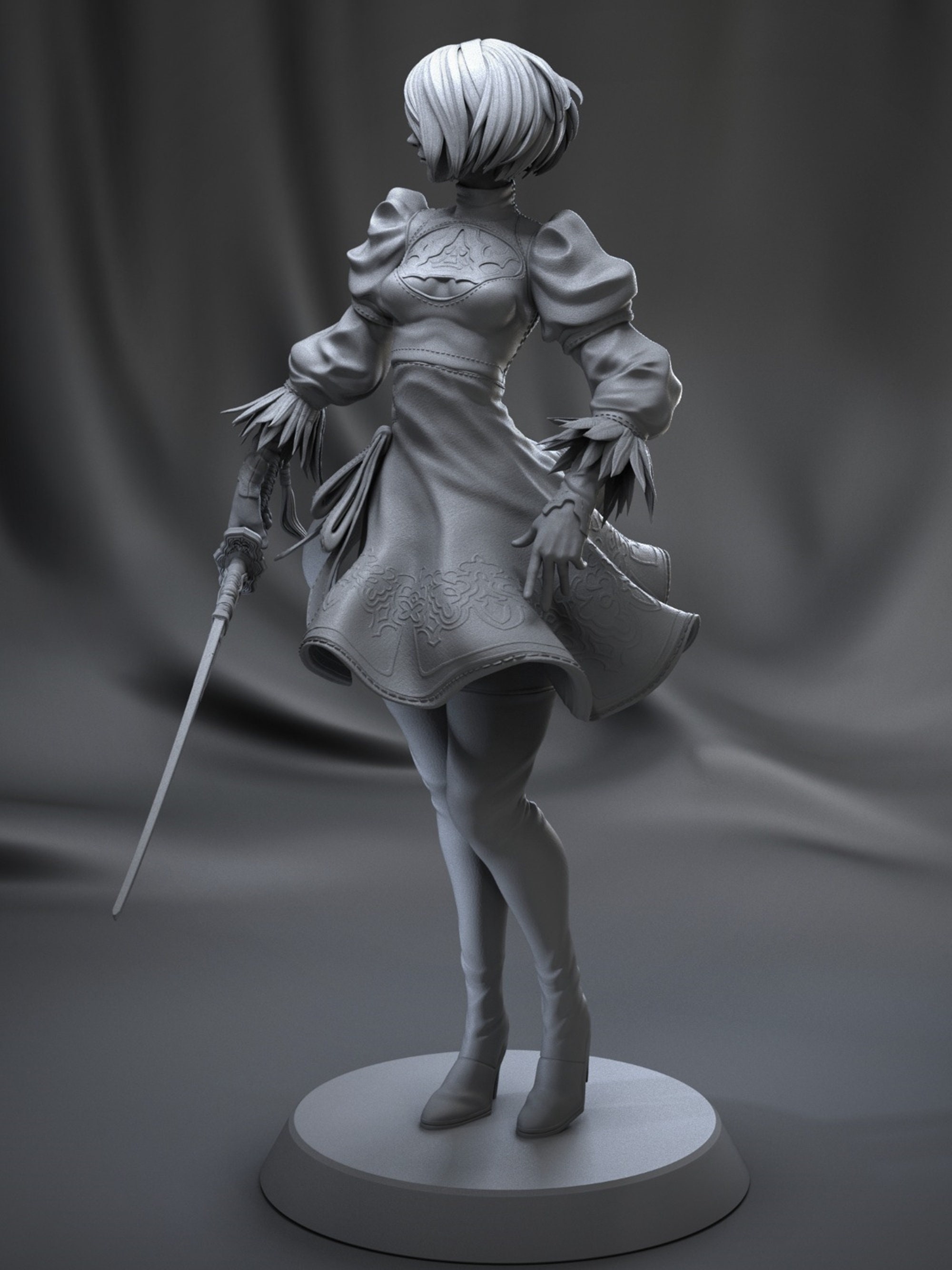 2B - Nier Automata 3D print