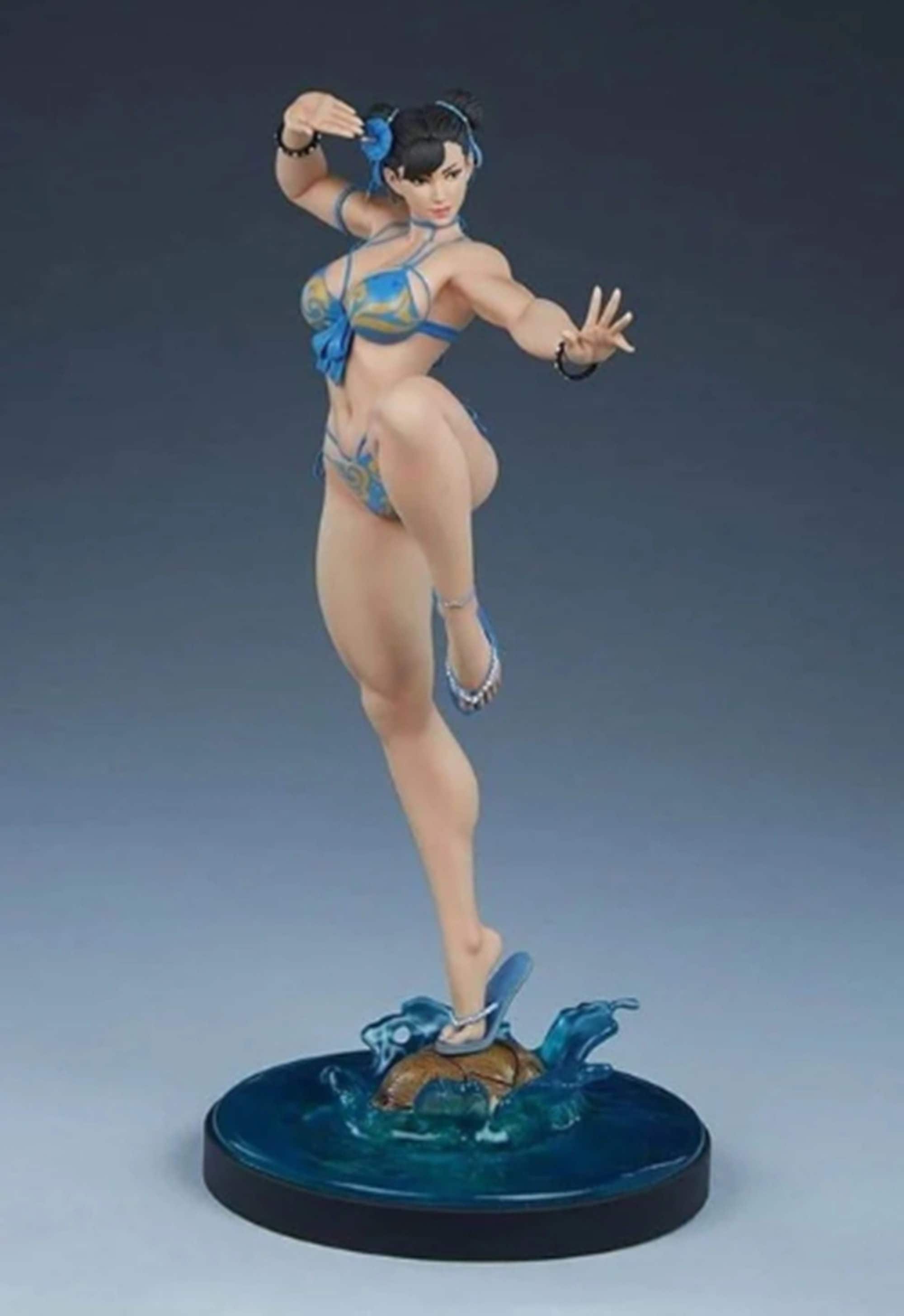 Chun Li Bikini Figura Estatua Impresora 3d archivos stl Enlaces de