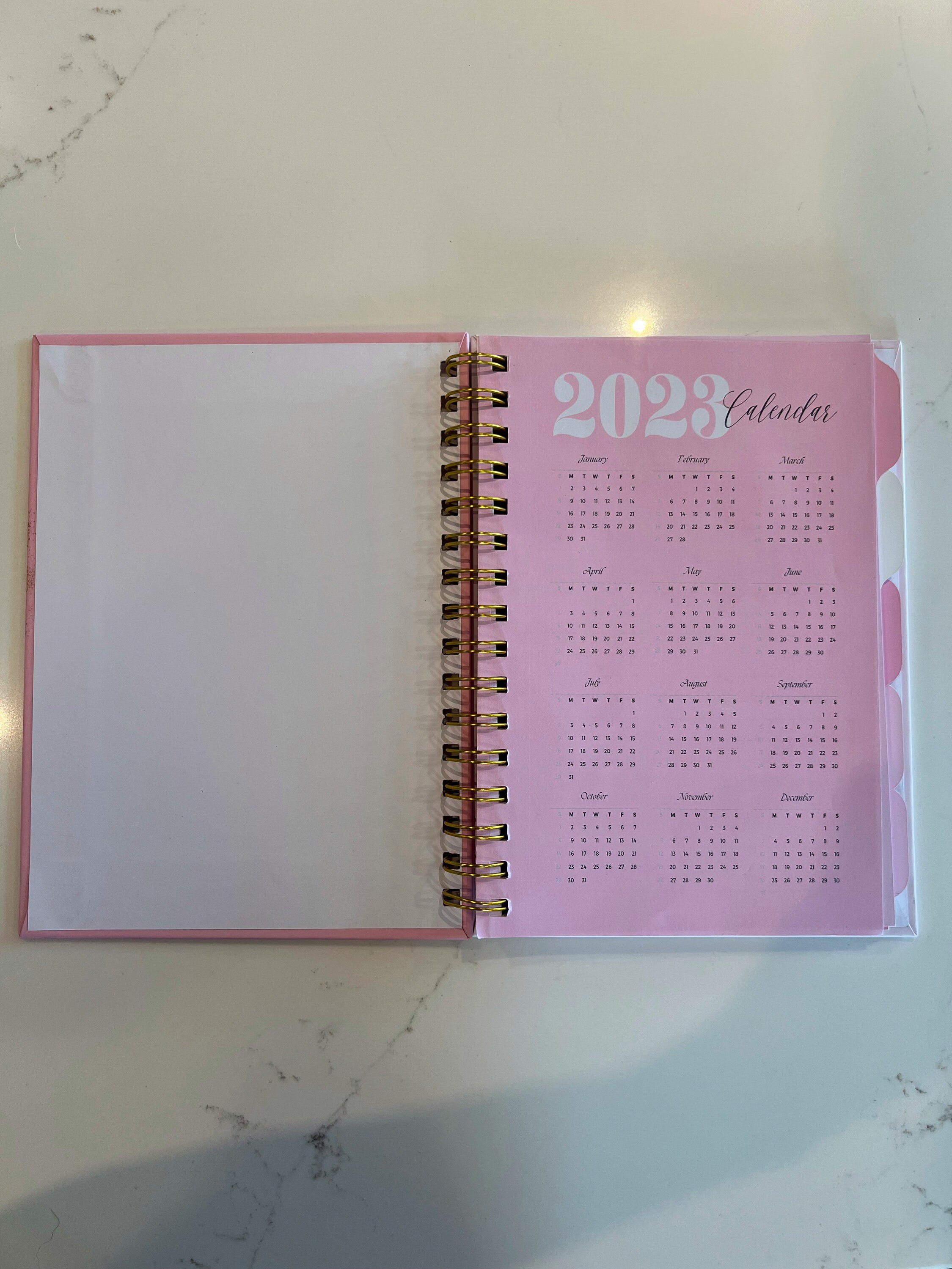 The Baddie Financial Planner 12 Month Planner 202320242025 Calendar