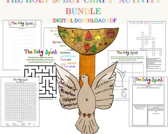 Holy Spirit Craft & Activity Bundle: Sunday School Lesson (Digital Download)