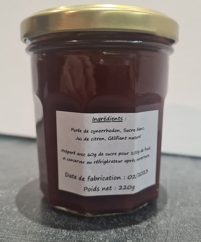 Confiture de cynorrhodon 220g image 2